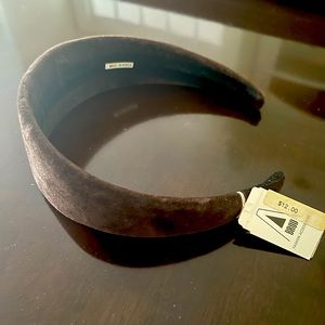 Suede hair band
